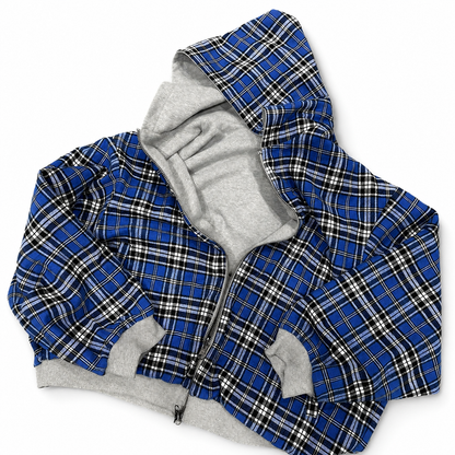 Reversible Plaid Hoodie