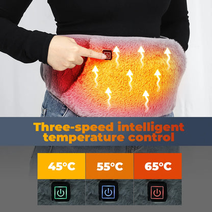 Waist Warmer Uterus Warming Belt Electric Heated Cold Protection Artifact Graphene Hand Heating USB Charging Abdominal Massager